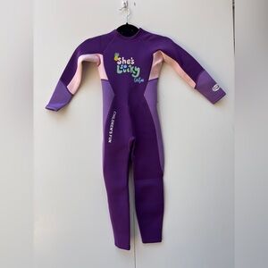 DIVE & SAIL Kids Wetsuit, Thermal Neoprene 2.5mm One Piece XL